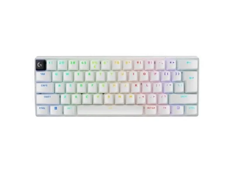 Pro X 60 US Lightspeed Bela Bežična gejming tastatura