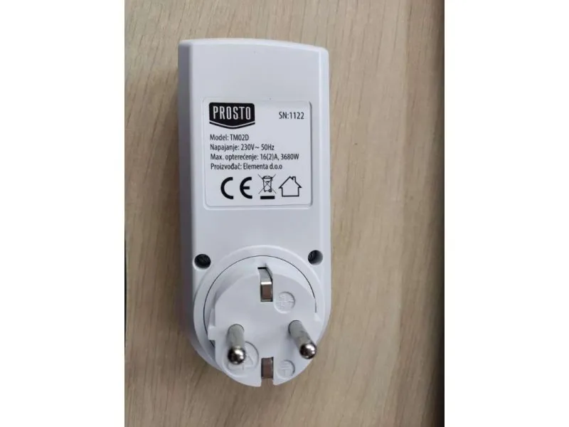 Digitalni vremenski prekidač 3680W TM02D OUTLET
