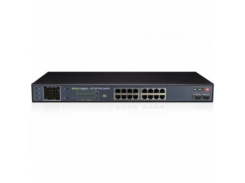 POES-16250GCL+2SFP 16-portni Gigabit PoE switch370W