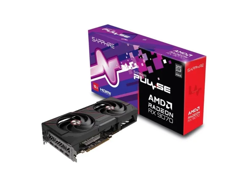 PULSE AMD Radeon™ RX 9070 Gaming 16GB GDDR6 256bit 11349-03-20G