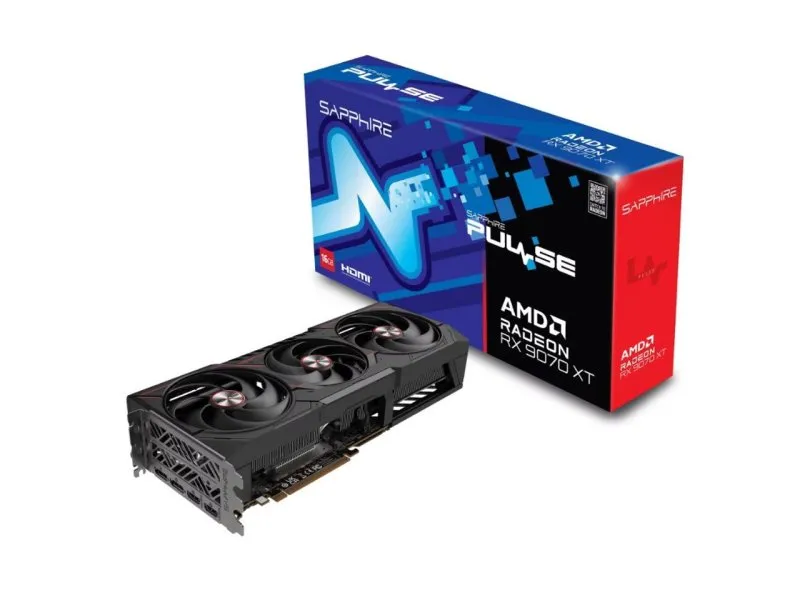 PULSE AMD Radeon™ RX 9070 XT Gaming 16GB GDDR6 256bit 11348-03-20G