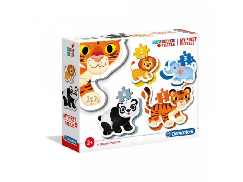 PUZZLE 2-3-4-5 MY FIRST WILD ANIMALS