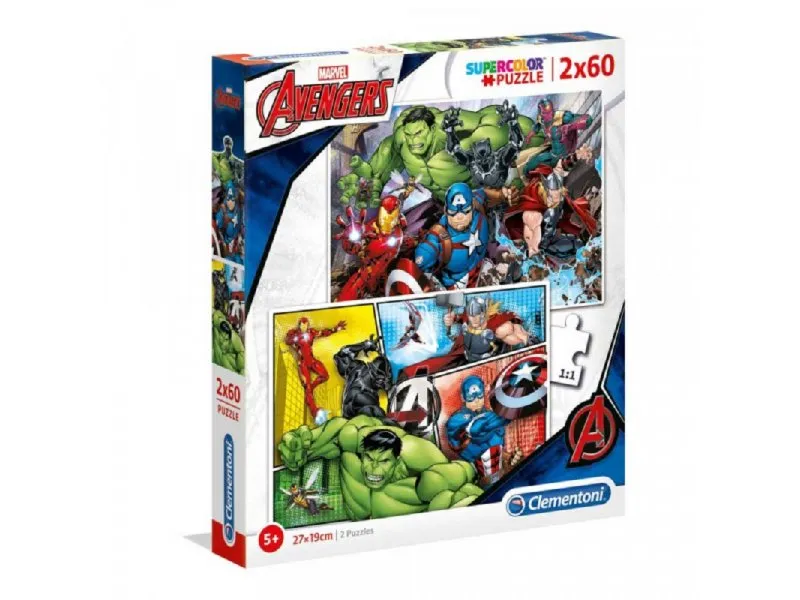 PUZZLE 2X60 AVENGERS - 2019