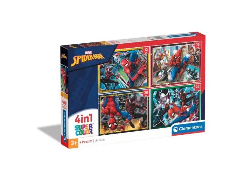 puzzle 4 u 1 spiderman ( CL21515 )