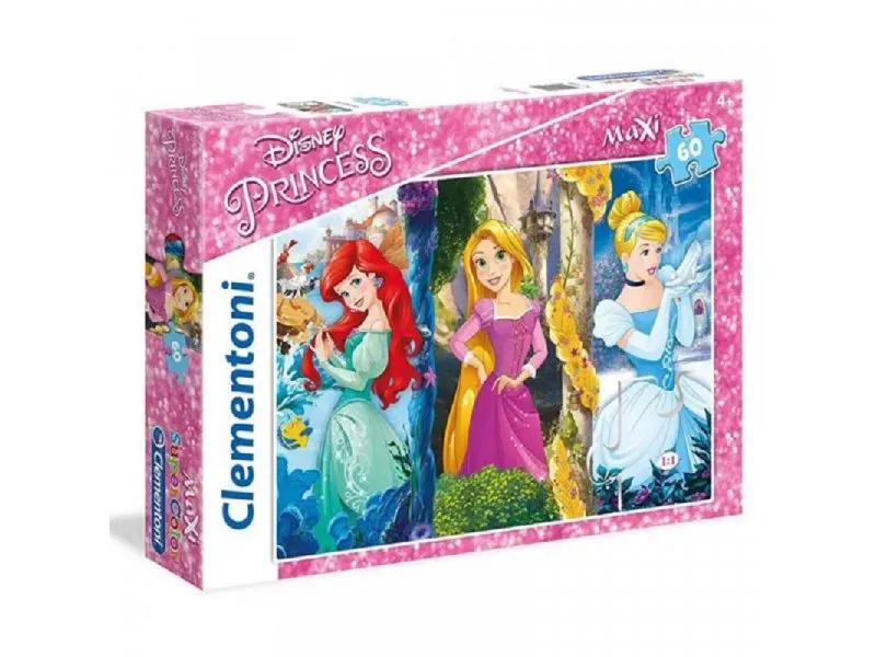 PUZZLE CLEMENTONI PUZZLE 60 MAXI PRINCESS (CL26416)
