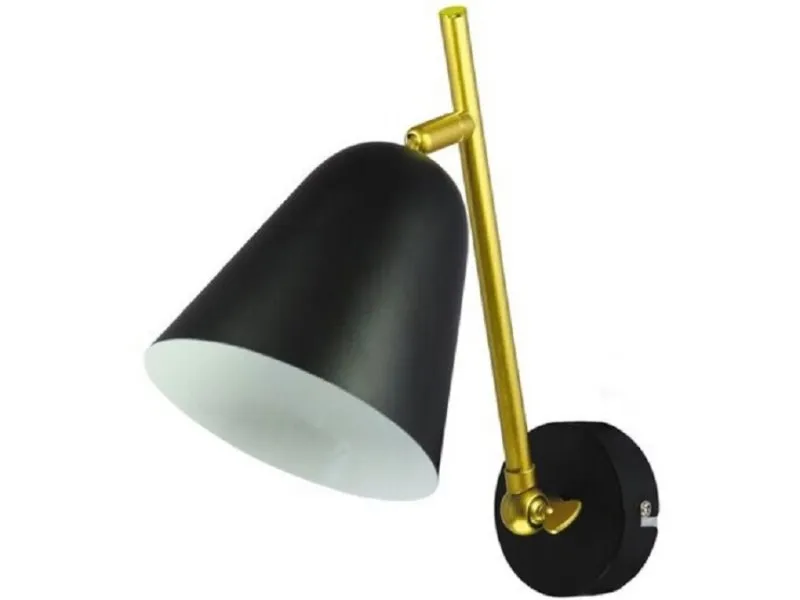Zidna lampa Alder crna 5375
