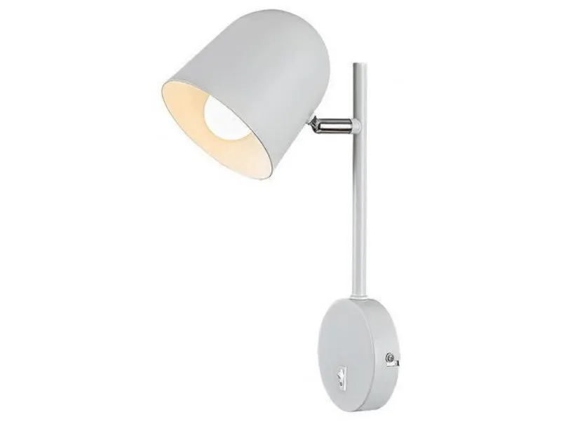 Zidna lampa Egon bela 5243