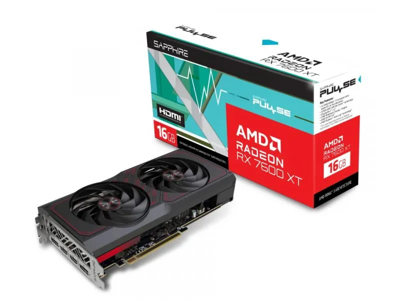 Radeon RX7600XT Pulse Gaming OC 16GB GDDR6 11339-04-20G