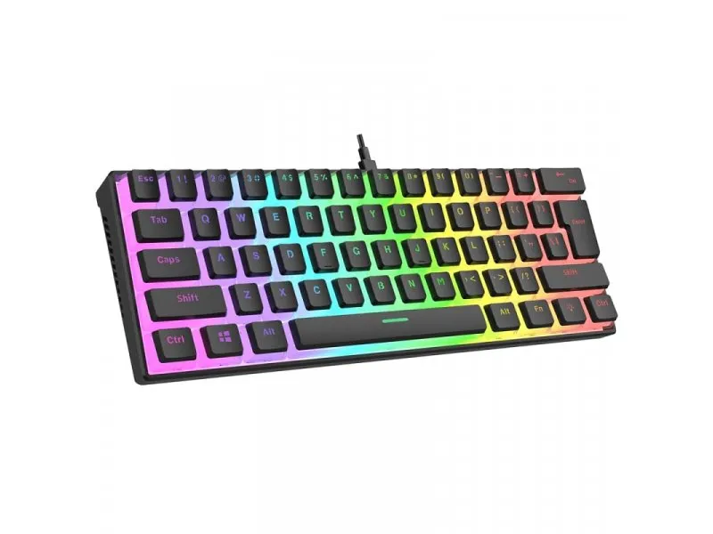 RADIANT K11 Red Switch US Black gaming tastatura