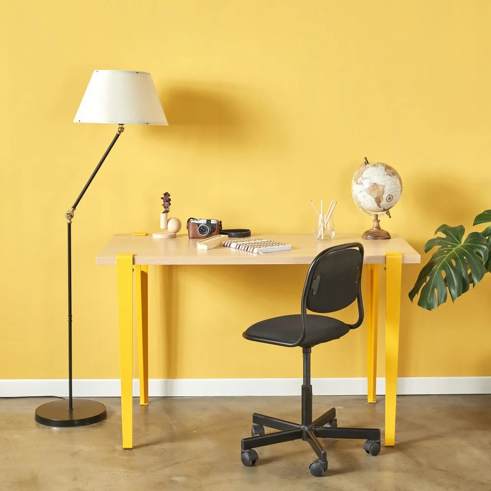 Radni sto Eridanos Wooden Yellow