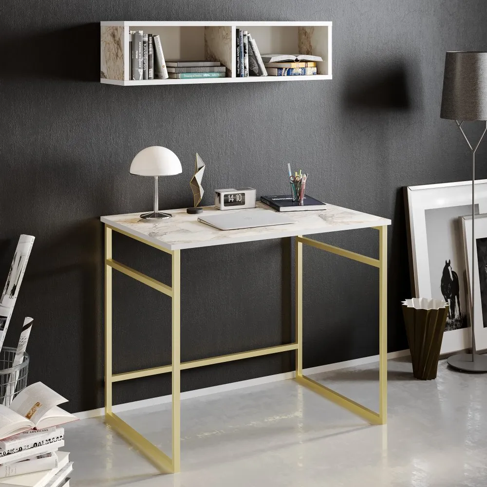 Radni sto Gama White Gold