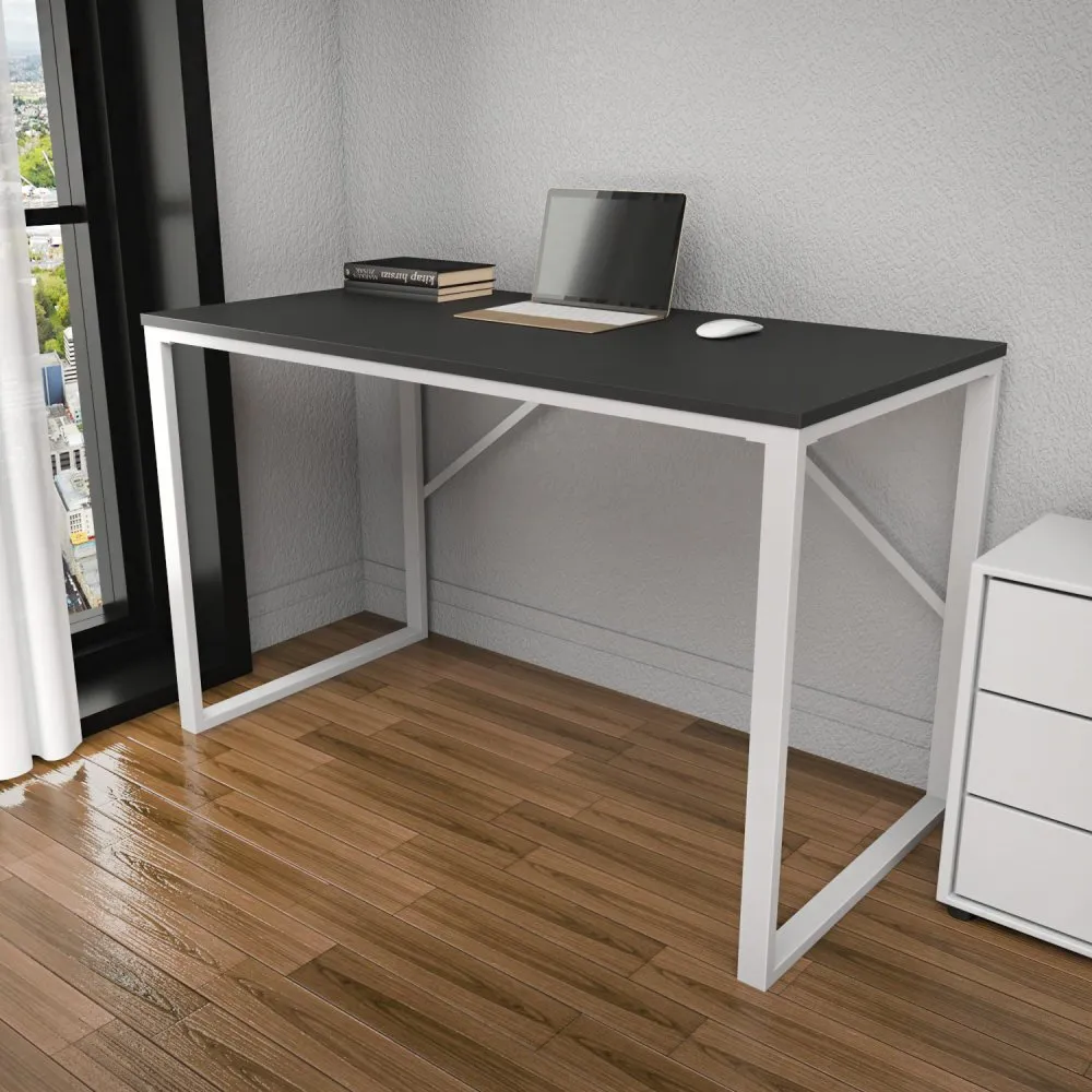 Radni sto Layton White Anthracite