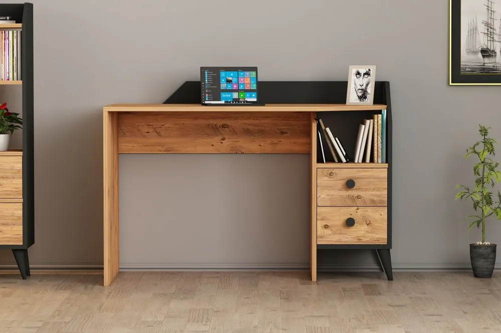 Radni sto Star Atlantic Pine Black