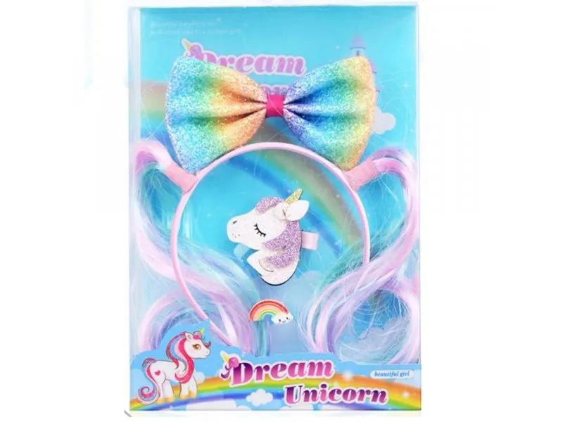 Rajf za kosu Unicorn mašna