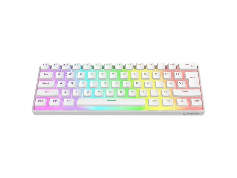 RADIANT K11 Blue Switch US Bela Gaming tastatura