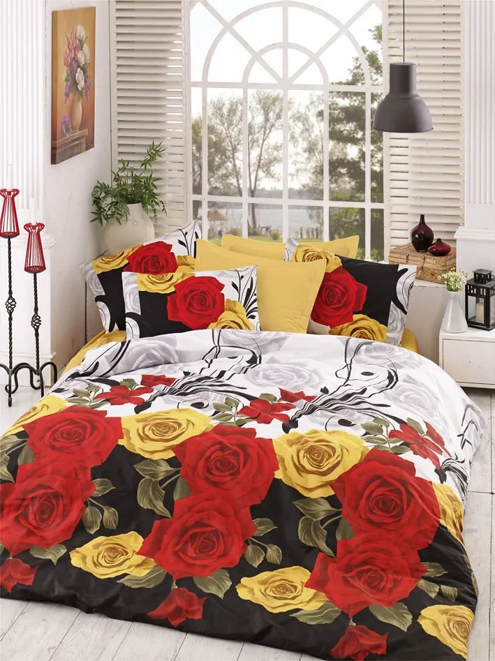 Ranforce komplet posteljina (160 x 220) Bionca Perla Yellow
