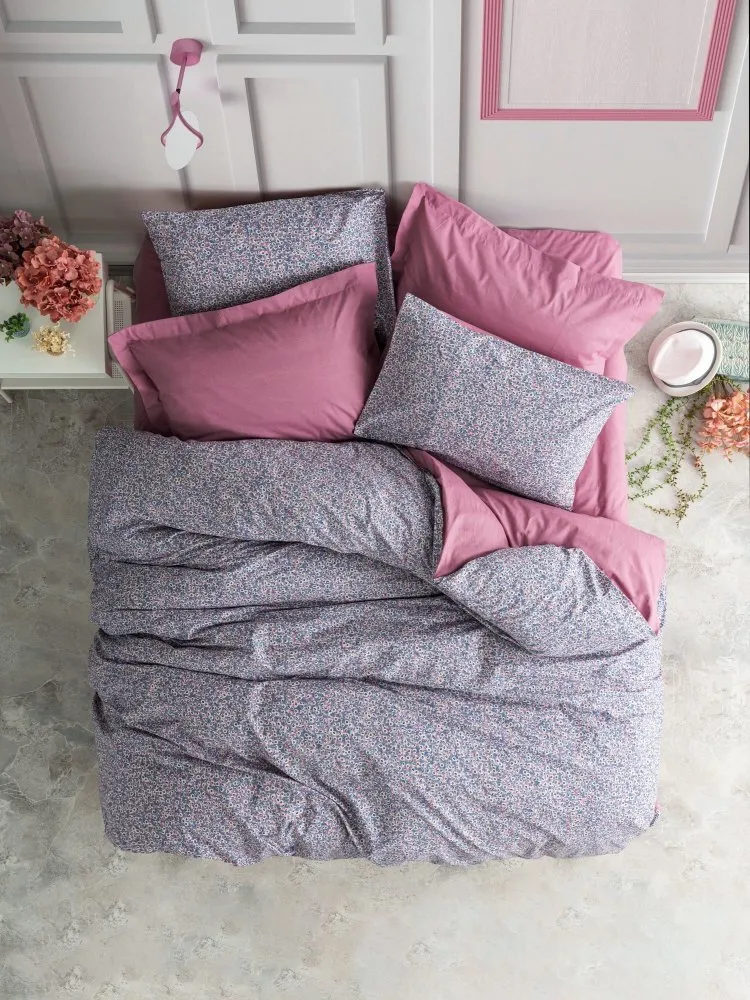 Ranforce posteljina (135x200) Penny Dusty Rose