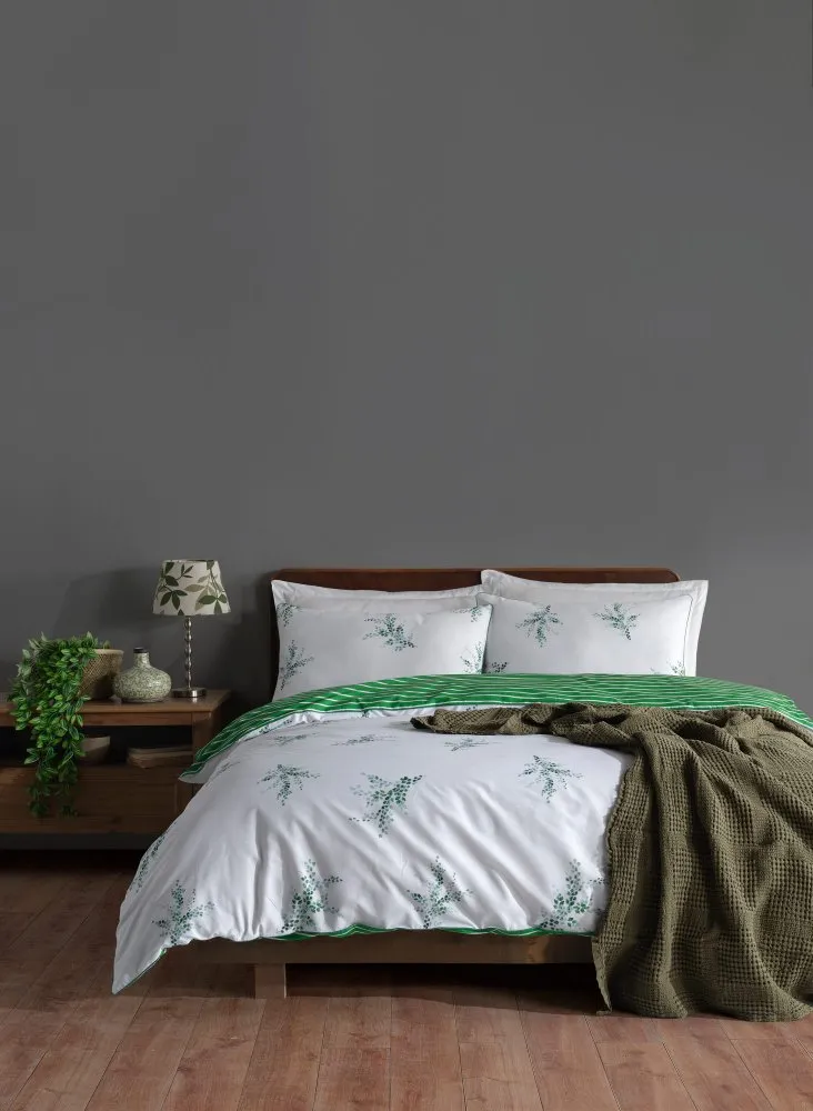 Ranforce posteljina (140 x 200) Meltem Green