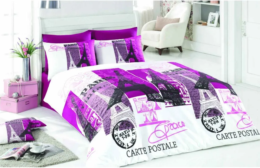 Ranforce posteljina (160x220) Paris Lilac