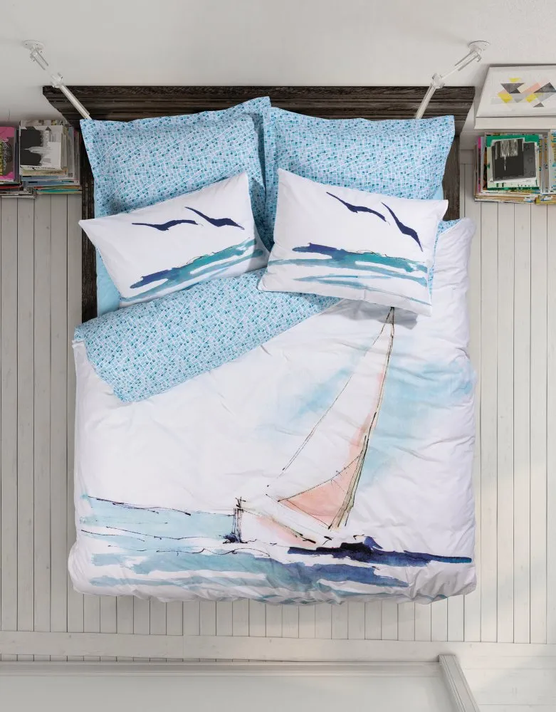 Ranforce posteljina (160x220) Sail Blue