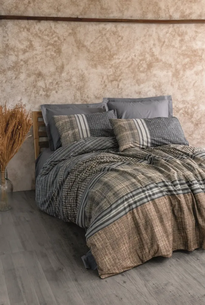 Ranforce posteljina (200x220) Timbre Anthracite