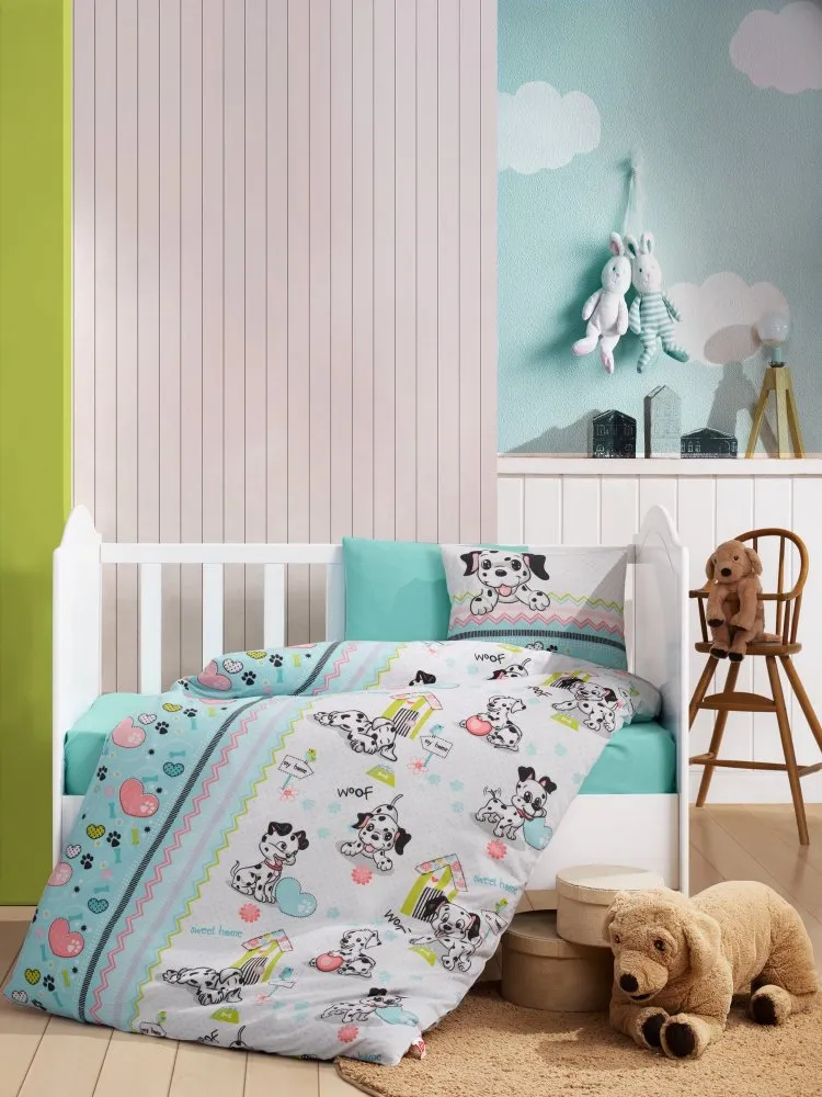 Ranforce posteljina za bebe Dalmacyalı v2 Mint