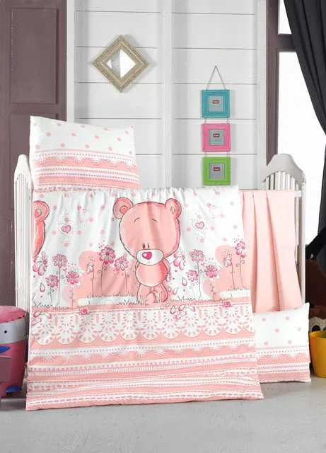 Ranforce posteljina za bebe Pinky