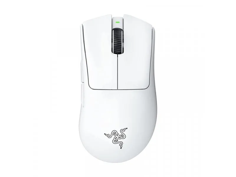 DeathAdder V3 Pro, ergonomski bežični gejming miš, beli