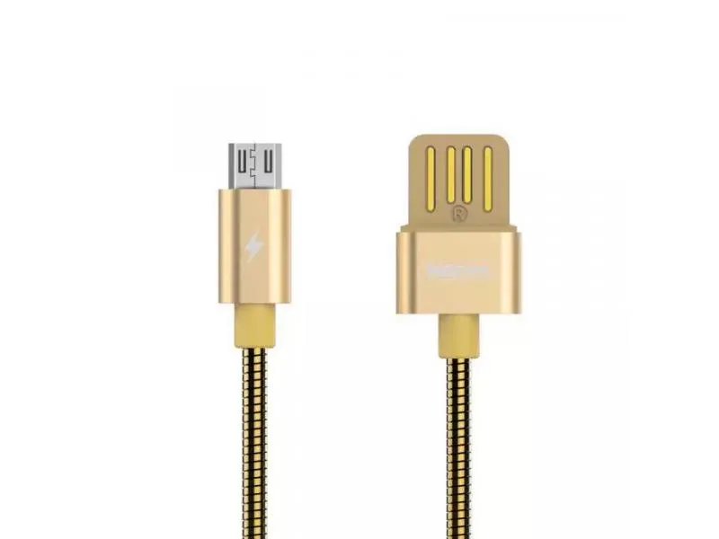 RC-080m kabl za punjač USB A na micro USB zlatni