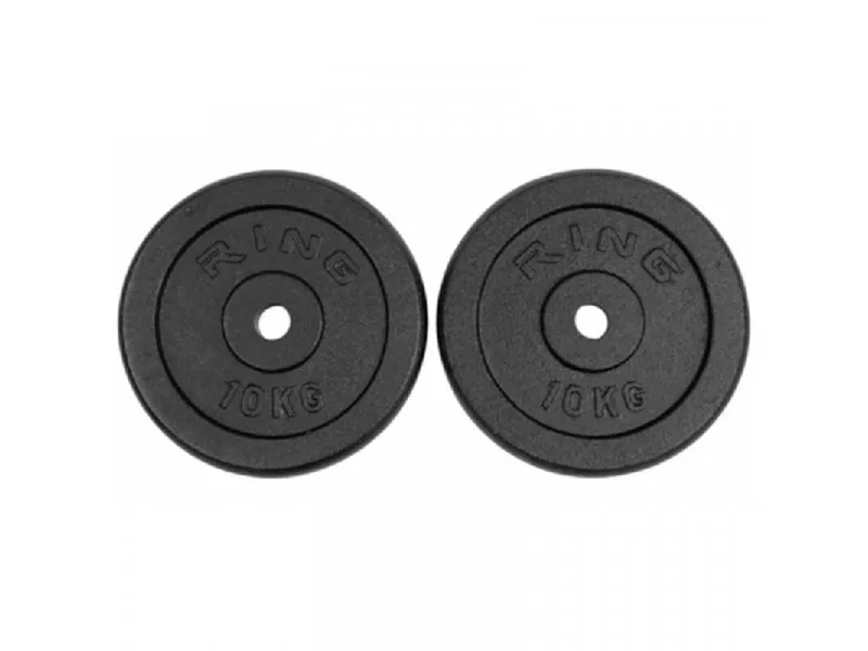 Tegovi set 2x10kg liveni crni