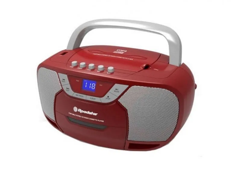 Prenosivi CD radio kasetofon crveni RCR4635UMPRD