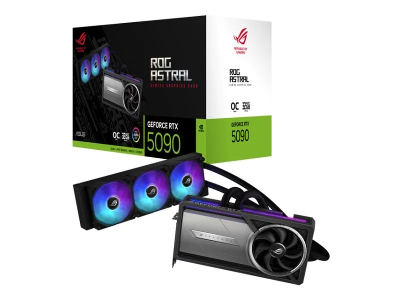 ROG Astral GeForce RTX™ 5090 32GB GDDR7 OC Edition ROG-ASTRAL-LC-RTX5090-O32G-GAMING