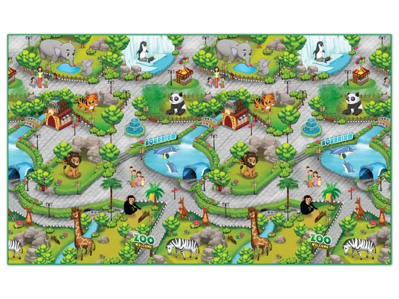 Podloga za igranje Gradski Zoološki vrt 200 x 120cm