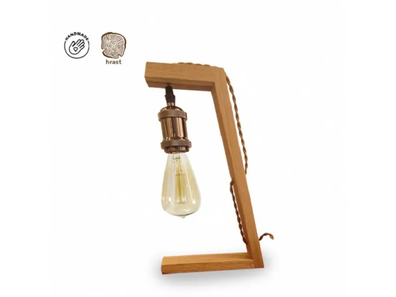 148 Stona lampa 1XE27 Hrast