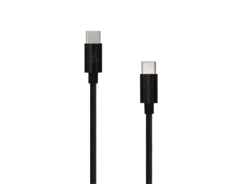 60W kabl za punjač USB-C na USB-C crni