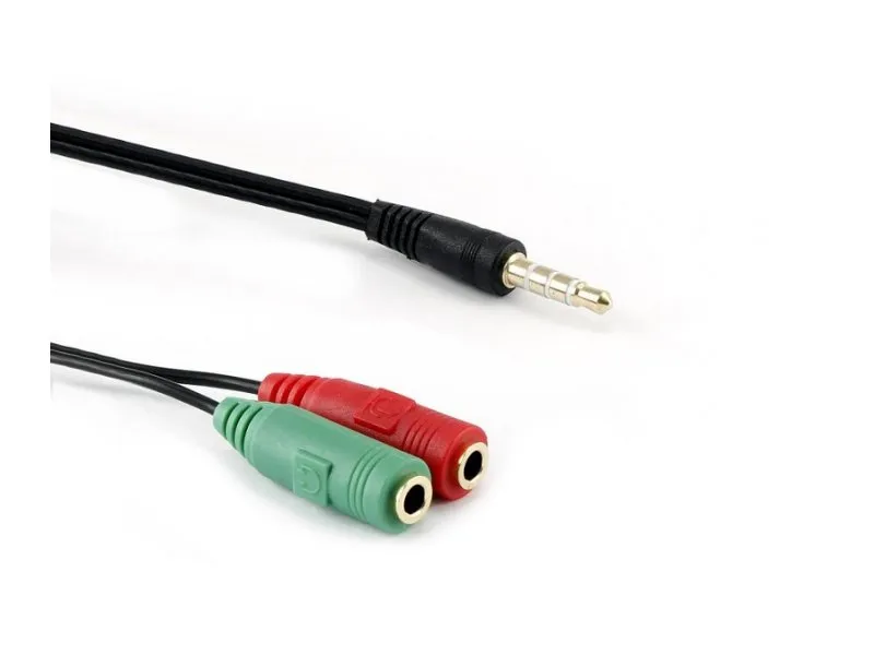 Kabl Audio 2x3,5 mm F / 1 x3,5 mm M, 0,2 m