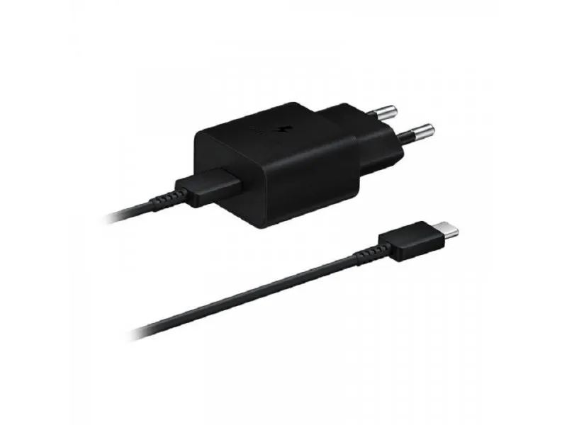 Kućni punjač, USB-C 15W + TipC kabl, crni EP-T1510-XBE
