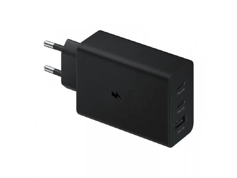 Trio Strujni Adapter 65W 2xTip-C + USB-A EP-T6530-NBE