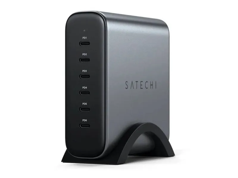 200W USB-C 6-port GaN Stanica za punjenje