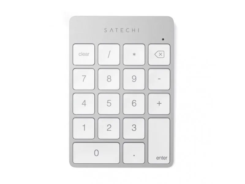Aluminum Slim Wireless Keypad - Silver