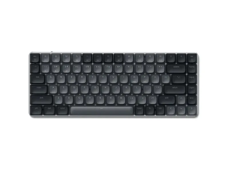 SM1 Slim Mechanical Backlit Bluetooth tastatura 2.4GHz USB Receiver Crna