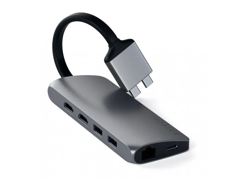 Type-C Dual Multimedia Adapter - Space Grey