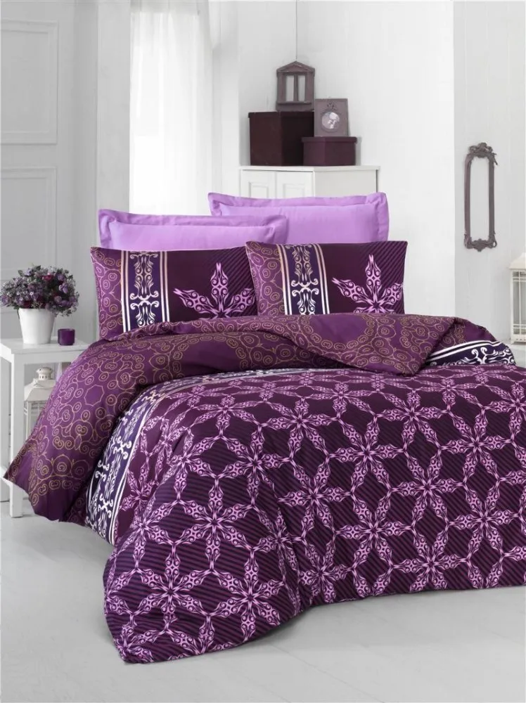 Satenska posteljina (200x220) Alisa Lilac