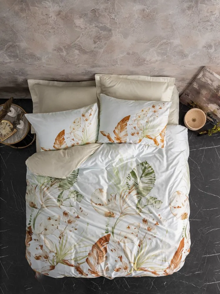 Satenska posteljina (200x220) Luster Beige