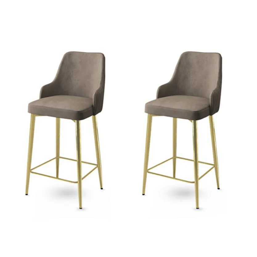 Set 2 barske stolice Enox Cappuccino Gold