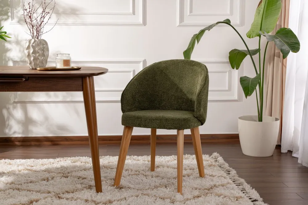 Set 2 stolice Bentley Green Light Oak