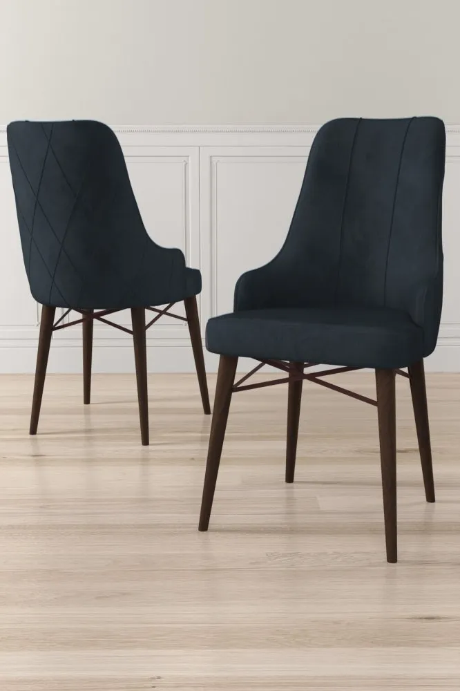 Set 2 stolice Neta Anthracite Brown