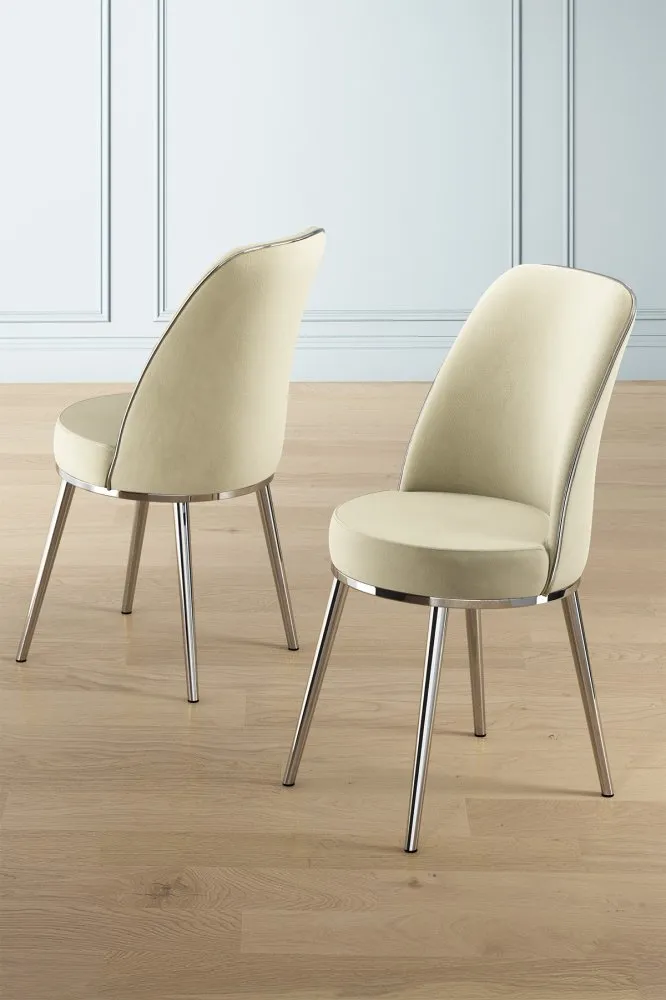 Set 2 stolice Pefa Cream Chrome