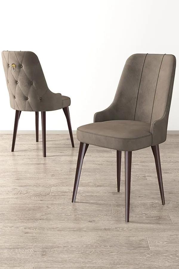 Set 4 stolice Newa Cappuccino Brown