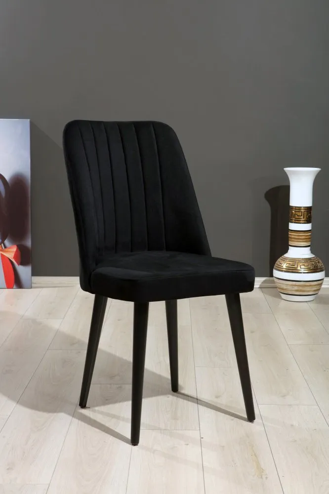 Set 4 stolice Vega Black